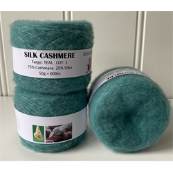 Silk Cashmere 600 TEAL